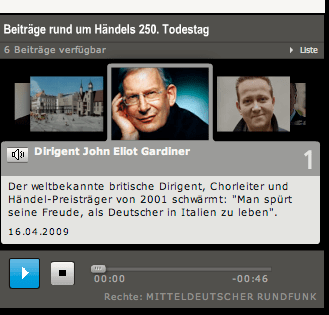 MDR-Figaro Interview Gardiner zu Händel