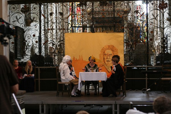 Das Evg. Gymnasium mit dem Bach-Musical in der Divi Blasii Kirche am 9.8.2009