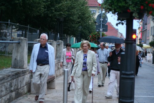 Pilgermarsch zum Orgelnachtkonzert in St. Marien Mühlhausen