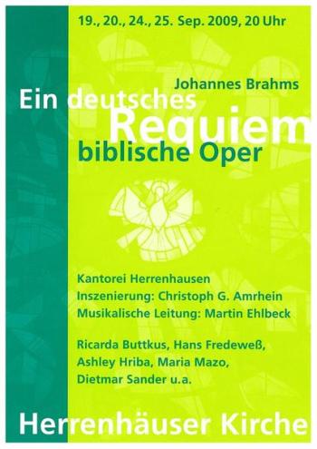Kantorei Herrenhause Brahms Ein deutsches Requiem op.45