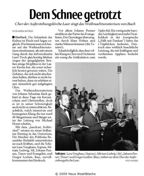 Rezenion NW WO Herford-Laar