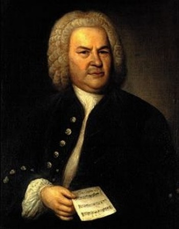 Gemälde: Johann Sebastian Bach von Gottlieb Haußmann (1746)