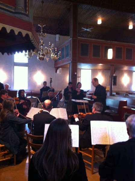 Orchester mit Mitgliedern von der NWD Herford in der Kirche zu Bergkirchen bei Bad Salzuflen