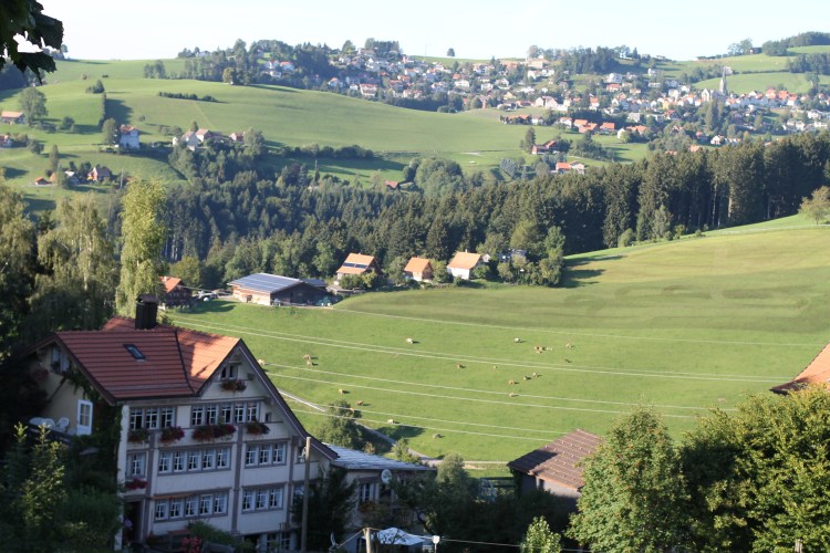 Das herrliche landschaftliche Umfeld von St. Gallen-Trogen