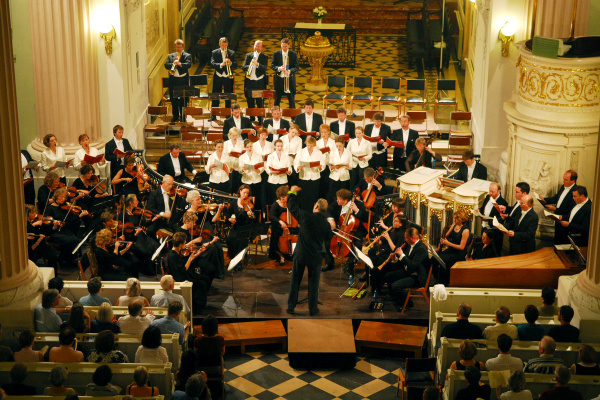 Bachfest 2007 Leipzig Der Monteverdi Choir und die English Baroque Soloists unter der Leitung von Sir John Eliot Gardiner in der Nikolaikirche_© Gert Mothes