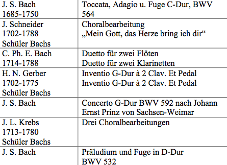 Programm Marienmünster