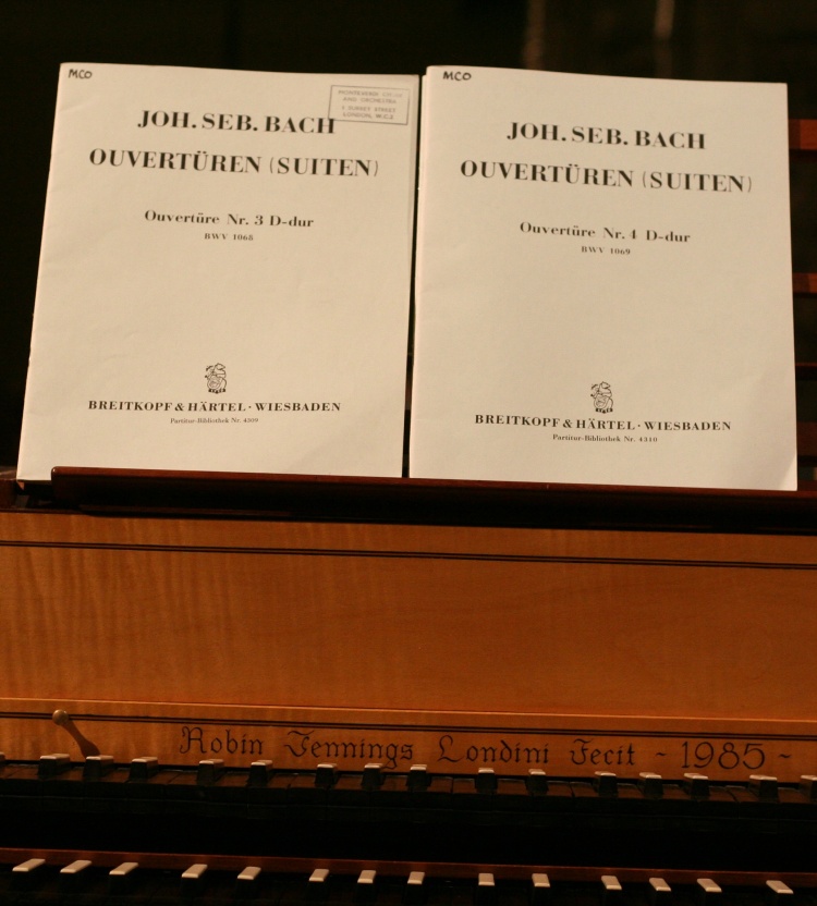 Bach-Noten vom BWV 1068 und BWV 1069