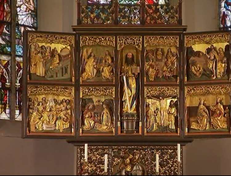 Altar in der Thomaskirche Leipzig
