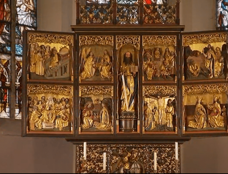 Altar in der Thomaskirche Leipzig