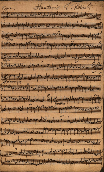 Unbekannte Handschrift Johann Sebastian Bachs entdeckt. Foto Bach Archiv