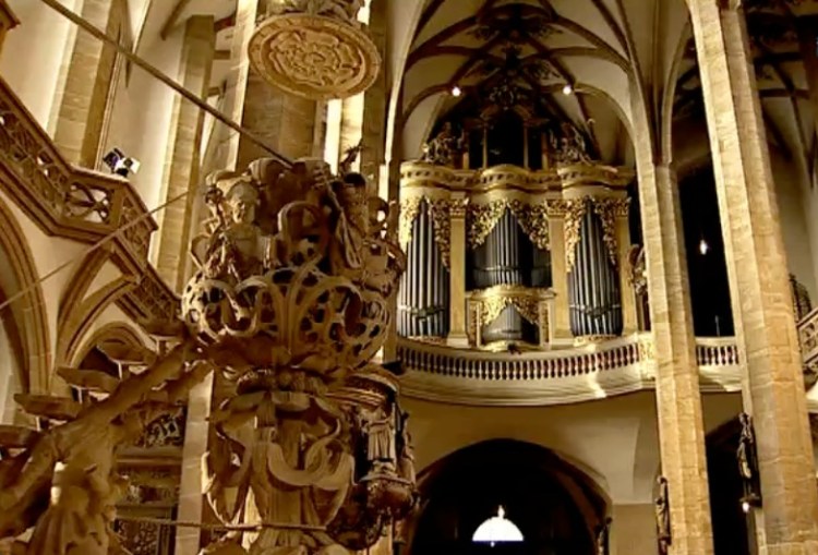 Dom St. Marien Freiberg (Sachsen) mit der Silbermann-Orgel