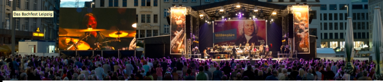 Bachfest Leipzig 2014 - "BACHmosphäre" auf dem Rathausplatz