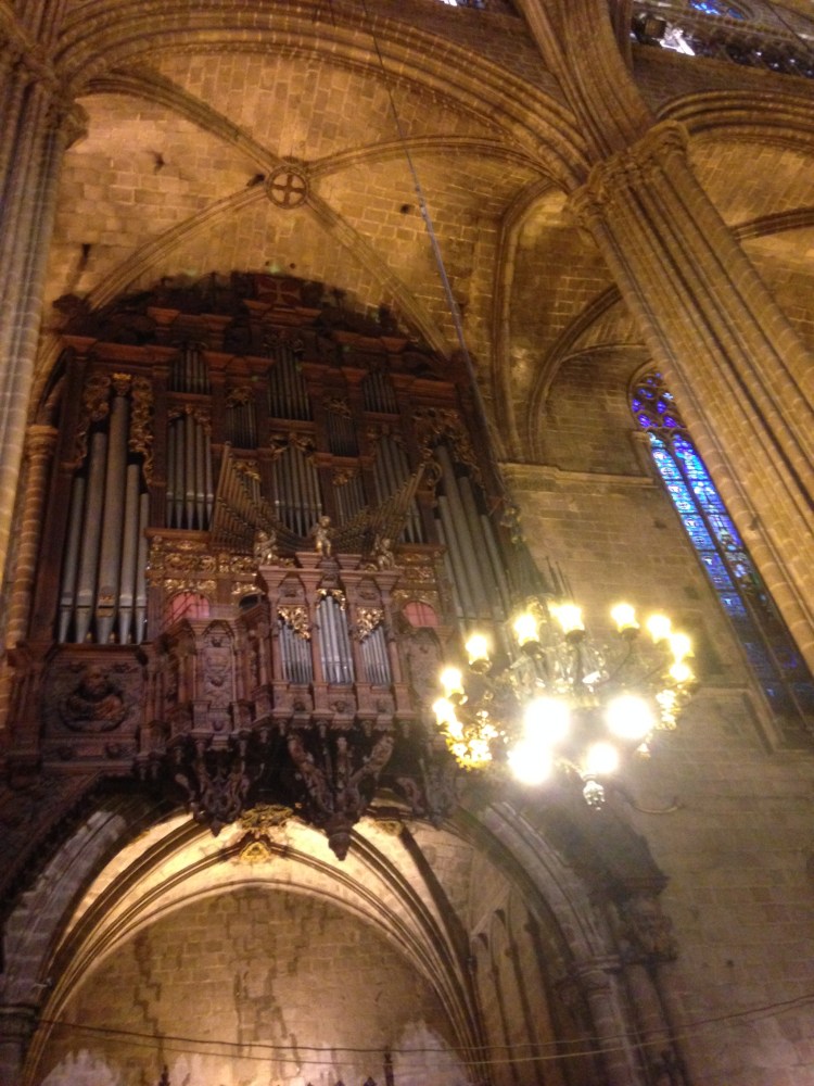 Orgel der Catedral Barcelona