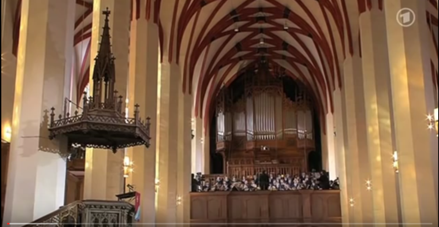 Thomaskirche Leipzig mit der Sauer-Orgel