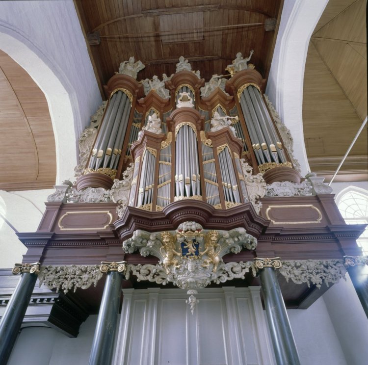 Grote of Jacobijnerkerk, Christian Müller-Orgel von 1724-1727 in Leeuwarden (Holland)