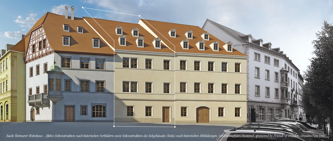 Projekt in Weimar - an Historischer Stätte eine Bach-Haus zu verwirklichen